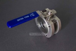 кран шаровой нержавеющий фланцевый моноблочный