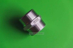 Ниппель нержавеющий с шестигранником AISI 304