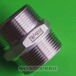 Ниппель нержавеющий Ду 40 (1 1/2 дюйма) AISI 316