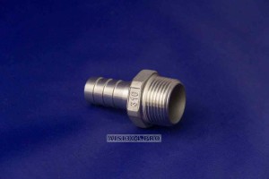 Купить штуцер шланговый нержавеющий AISI 304