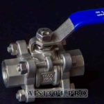 Шаровой кран Ду 10 (3/8″) разборной из нержавеющей стали AISI304